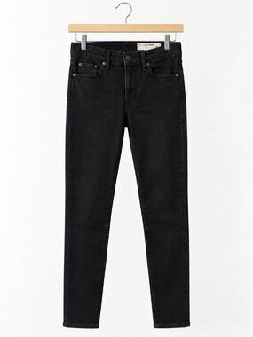 rag & bone JEAN Black Skinny Jeans Size 26 Made in USA
